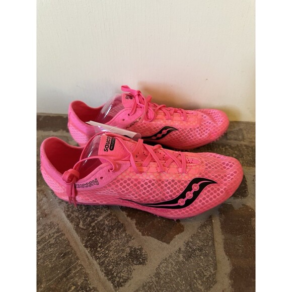 Saucony Racing Endorphin Lightweight Track Shoes  Women’s 10.5 Pink (NO BOX LID) - Picture 10 of 16